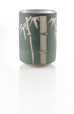 Carved Bamboo Tea Cup